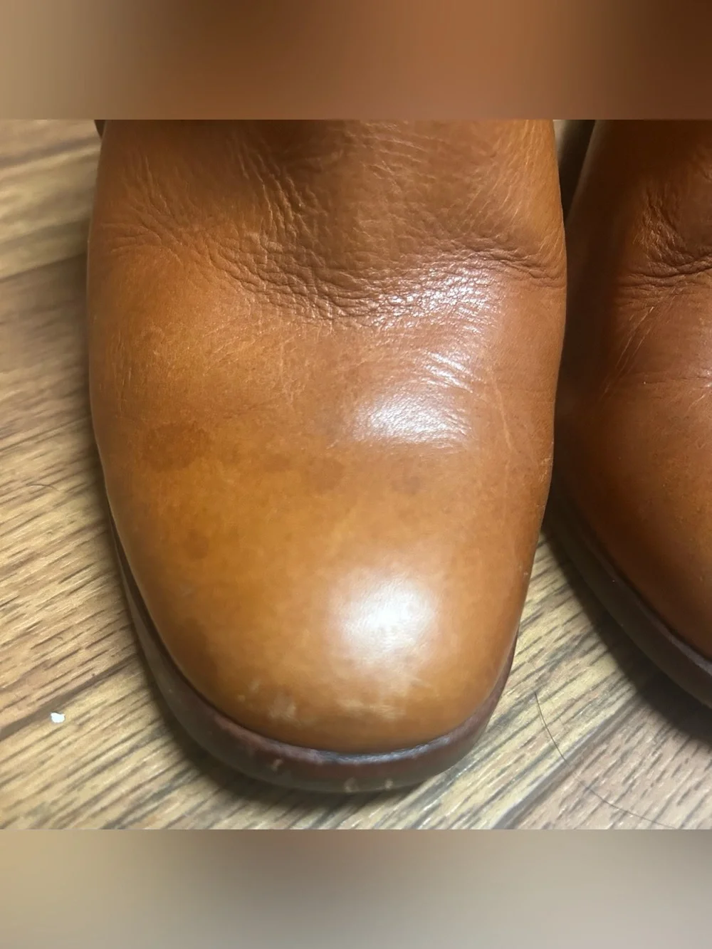 FRYE Men's Tan Leather Clog Mules